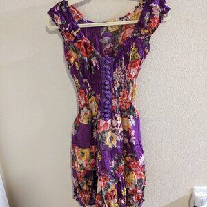 Floral Vintage Women's Dress